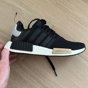 adidas Black and White Athletic Shoes
